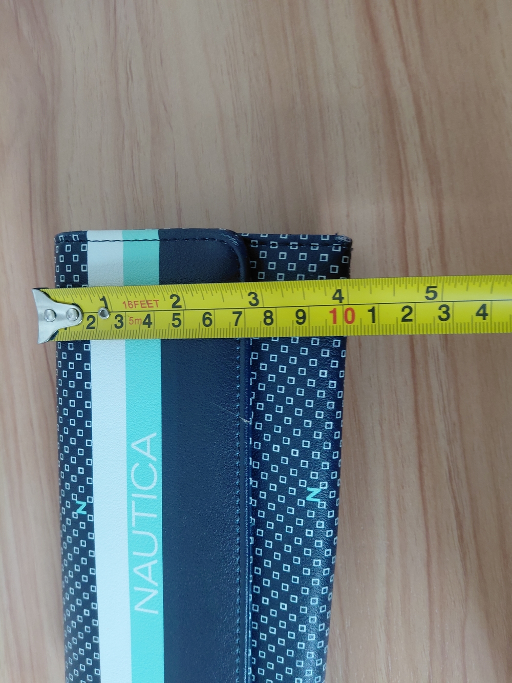 Nautica Navy & Aqua Stripe Wallet - Picture 6 of 6